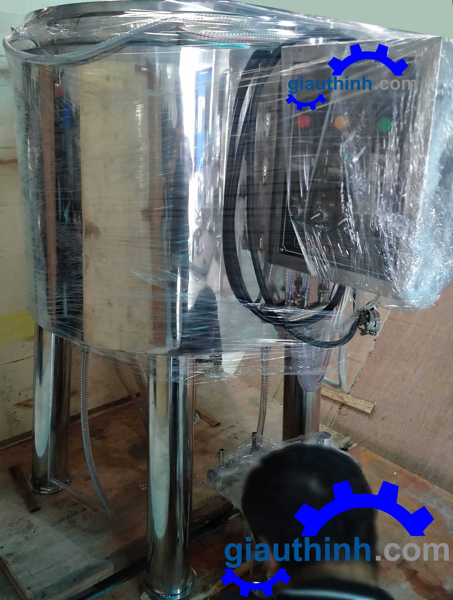 Bồn ủ sữa chua 300 lít – Bồn làm sữa chua bằng thép không rỉ inox 304