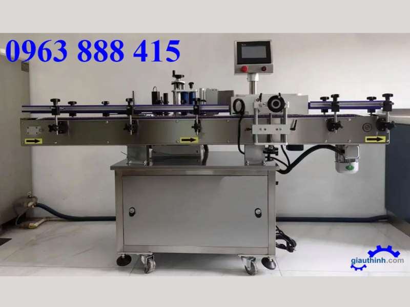 Giàu Thịnh - Đơn vị sản xuất máy dán nhãn chai tròn chất lượng