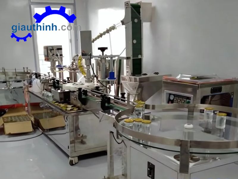 Giới thiệu về máy chiết rót nước yến tự động hủ thủy tinh Giàu Thịnh