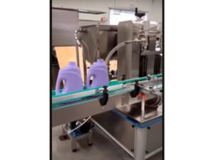 Máy chiết rót nước giặt - nước xả vải tự động giá tốt 2025