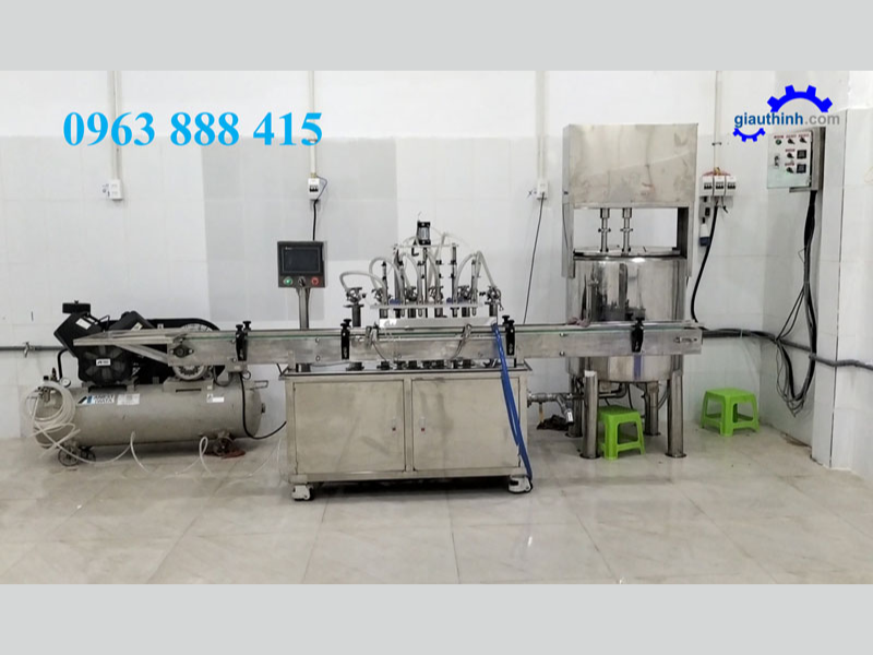 máy chiết rót tàu hũ