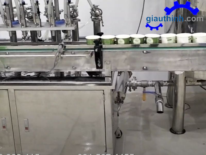 Tổng quan về cấu tạo và thông số kỹ thuật máy chiết rót tàu hũ tươi tự động sáu vòi