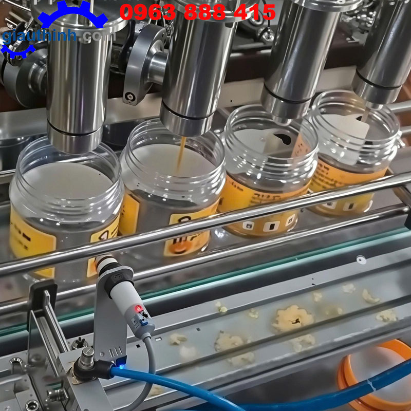 Máy chiết rót công nghiệp 4 vòi