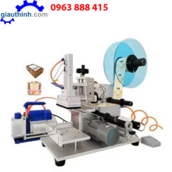 Máy dán nhãn chai lọ vuông