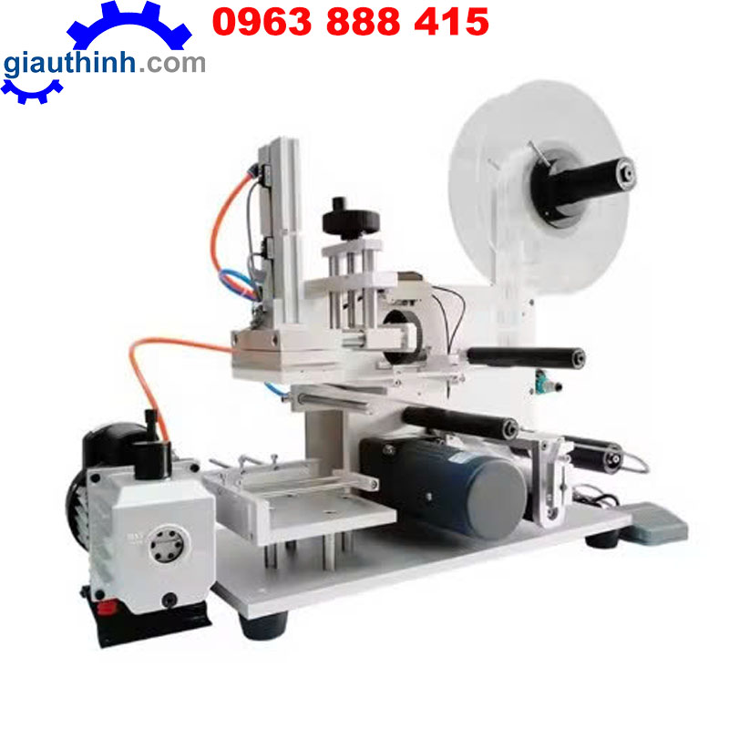 Máy dán nhãn chai lọ vuông