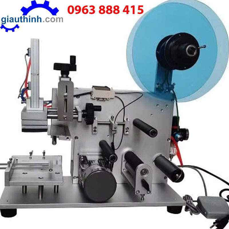 Máy dán tem nhãn chai vuông