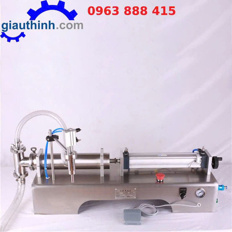 Máy chiết rót bán tự động - Máy chiết rót chất lỏng 1 vòi