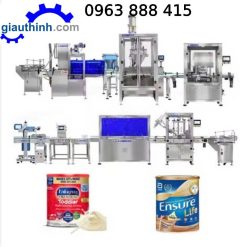 Dây chuyền chiết rót lon sữa bột