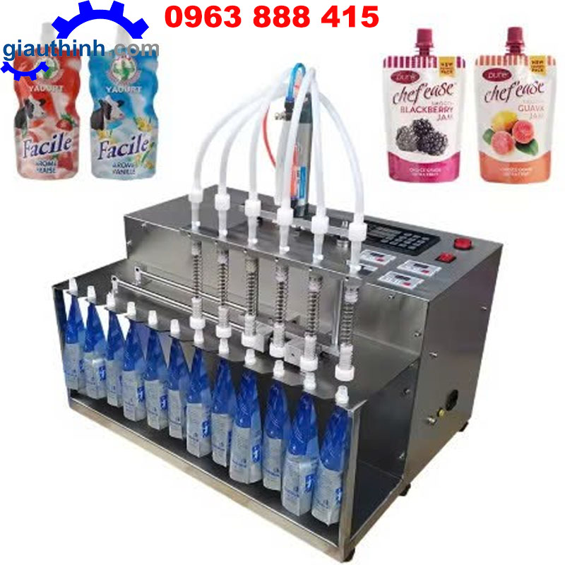 Máy chiết rót 6 vòi