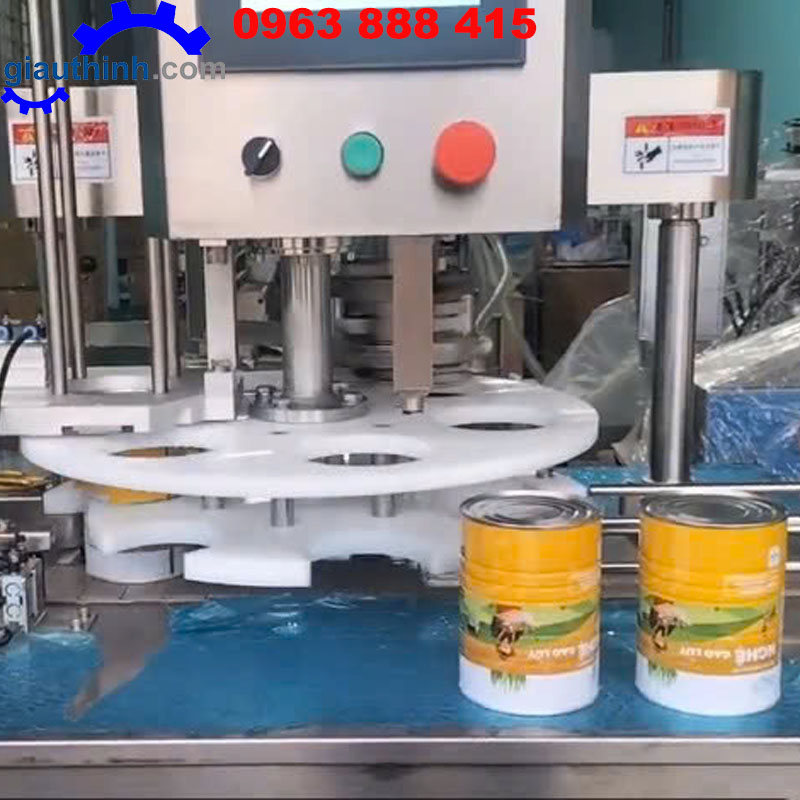 Máy viền mí nắp nhôm