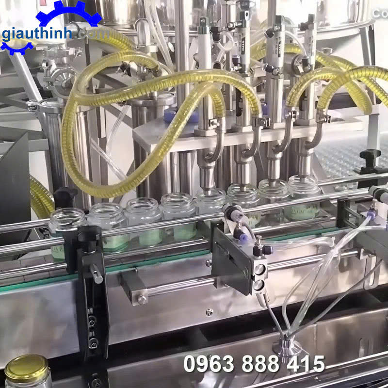 Máy chiết rót mật ong