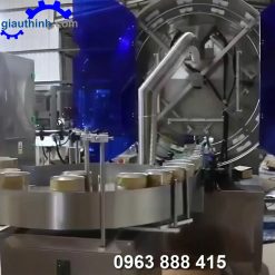 Máy chiết rót lon sữa bột