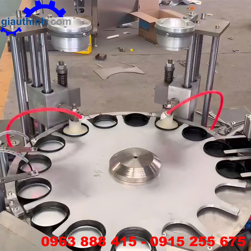 Máy gắn màng seal nhôm tự động