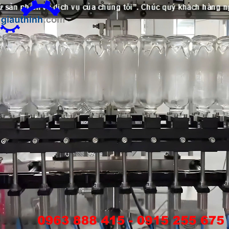 Máy rửa chai tự động