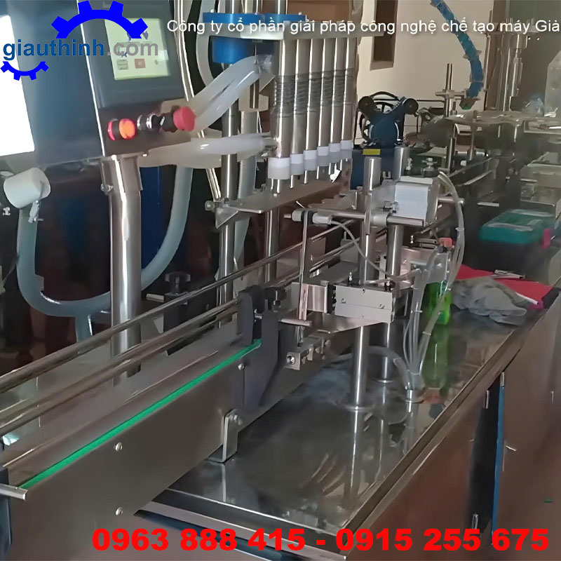 Dây chuyền chiết rót 6 vòi