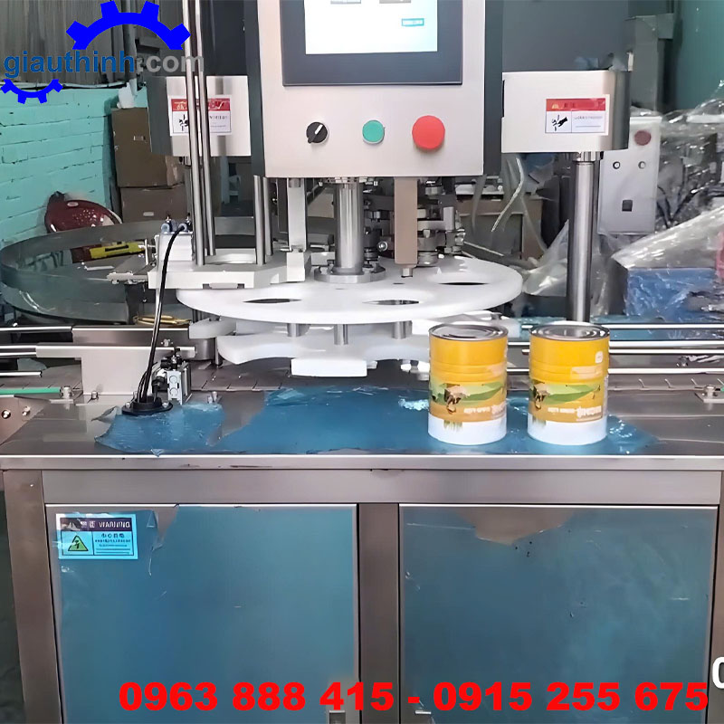 Máy viền mí đồ hộp